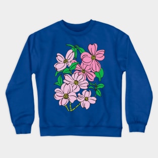 Pink Dogwoods Crewneck Sweatshirt